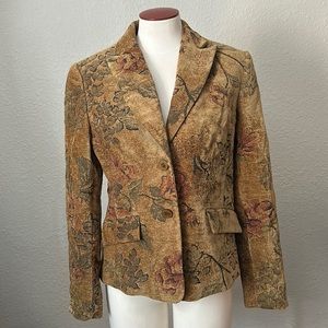 GRACE ELEMENTS Brocade Blazer. Size 8. Beautiful, quality transitional piece!